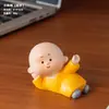 Nova Decoração de Casa em Resina de Monginho Estilo Zen Chinês para Mesa de Chá e Sala de Estar, Figura de Desenho Animado Criativa para Decoração de Interior de Carro