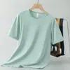 Camisetas de Verano Nuevas de Manga Corta Transfronterizas para Hombres y Mujeres, Disponibles en Múltiples Colores, Tops de Moda, Versátiles, Cómodos y Elásticos, un Superventas