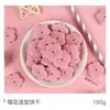 Ingredientes populares de mochi de queijo: arroz glutinoso, manteiga, lascas finas e crocantes de coco, pedaços de pistache, recheios de sobremesa para vendedores ambulantes