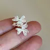 Aretes de Flor Francesa para Niñas, Diseño Único de Nicho, Dulces Aretes de Clip para Oreja, Pendientes Adecuados para Todas las Estaciones