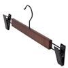 Percha Multifuncional Vintage de Madera Maciza Perchero para Pantalones para Niños y Adultos Hotel Hogar Clip para Falda Percha Lipu Clip para Pantalones Promoción