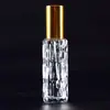 Botella de Perfume de Cristal Transparente 10ml Decantador de Perfume de Vidrio Mini Portátil Botella de Vidrio para Perfume Engrosada Venta al por Mayor