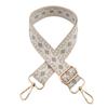 Nueva correa de hombro ancha con diseño de jacquard de diamantes de colores, gruesa y larga, accesorios para bolsos, correa para bolso cruzado.