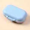 Caja de Medicamentos de Trigo Transfronteriza, Dispensador de Medicamentos Portátil, Caja de Medicamentos de Siete Compartimentos, Mini Caja de Almacenamiento de Medicamentos Portátil en Stock
