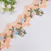 Exquisitas Cintas con Borde Envolvente del Fabricante Original, Pinzas para el Cabello y Accesorios para el Cabello Multicolor, Adorno de Encaje Soluble en Agua, Patrones Florales Personalizables
