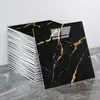 Pegatinas de pared autoadhesivas tipo baldosa de mármol falso, impermeables y a prueba de aceite, para renovación de cocina y baño, para cubrir imperfecciones, pegatinas decorativas de PVC
