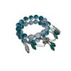 Pulsera de loto estilo chino derivada de bricolaje con la misma impresión de nicho de temperamento de alto valor de belleza pulsera antigua avanzada para novia