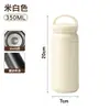 Taza de vacío estilo Harajuku japonés transfronteriza de acero inoxidable 304 para estudiante, taza de agua portátil, taza de regalo con separación de té al vacío