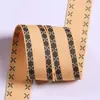 Cinta de Bordado Hilo Lazo de Cinta Accesorios para el Cabello Material Accesorios para Ropa Empaque de Caja de Regalo Cinta Jacquard Rayada de Borde de Color