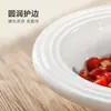 Platitos de cerámica para condimentos para uso doméstico, platitos para salsa de soja y vinagre, platitos para salsas para mojar, vajilla creativa de estilo japonés blanco puro, juego de 4