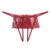 Ropa interior sexy sin entrepierna cobertura de encaje diosa vacío tentación tiro bajo perspectiva tanga sexy generación