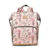 Nova Bolsa de Maternidade Estampada Multifuncional Portátil para Passeios com Bebê Bolsa de Mão Mãe-Bebê para Gestantes