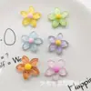 Acessórios de resina de flor transparente DIY capa de celular fivela de sapato material caixa de armazenamento patch de papelaria corda de cabelo para penteado joias