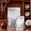 Bolsas para Envasado de Té con Impresión de Logo, Sellado de Ocho Lados, para Da Hong Pao, Pasteles de Té Blancos y Rojos, Pu'Er, Bolsas Autosellables de Pie con Lámina de Aluminio, En Stock