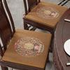 Cojín Estilo Chino para Silla Acolchada, Cojín para Asiento de Madera de Secoya, Mantel para Mesa de Comedor de Madera Maciza, Cojín para Asiento de Silla de Lino, Cojín Antideslizante y Resistente a Manchas