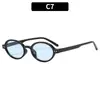 Gafas de sol de moda estilo coreano para influencers, Montura redonda retro con remaches, Gafas de sol versátiles y modernas para mujer con un toque de alta gama