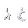 Pingente de Joia Sólida de Prata 925 Yintai Pingente Estrela Lua Material para Joias DIY Feito à Mão Acessórios para Pulseira