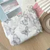 Bolsa de maquillaje tipo burbuja estilo Ins, bolsa de almacenamiento plisada para niñas, bolsa de almacenamiento portátil para cuidado de la piel y artículos varios, bolso de mano para mujer