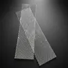 Painel Difusor de Prisma Quadrado Máscara Painel de Difusão Uniforme de Luz LED para Engenharia de Iluminação Interna e Externa 8x25cm
