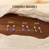 Colección~Aretes y Clavos para Hélice Auricular 2025 Nuevos Clavos para Dormir con Diamantes Brillantes Microincrustados de Circonia Sin Quitarse los Clavos para Hélice Auricular y Cóclea