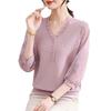 Cárdigan de Punto Moderno Reductor de Edad para Mamás, Nuevo Estilo Primavera y Otoño 2026, Top Elegante de Dama para Mujeres de Mediana Edad