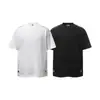 Camiseta AIMATARGET com design de marca moderno estilo americano bordada, camiseta de algodão puro para o verão, unissex, solta, manga curta CT158