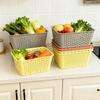 Cesta de Almacenamiento para Snacks y Miscelánea para Sala de Estar Doméstica, Cesta de Almacenamiento para Frutas y Verduras para Cocina, Cesta de Almacenamiento para Artículos de Aseo para Baño