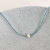 Collar de Cuentas de Colores Estilo Ins Nicho para Mujer, Nuevo Popular Gargantilla de Perlas de Agua Dulce, Cadena para Clavícula en Capas Tendencia
