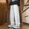 Pantalones Casuales de Pierna Recta para Hombre, Otoño, Juventud, Holgados de Moda de Pierna Ancha Largos, Nuevos Sencillos Versátiles Deportivos
