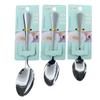 Cuchara Gruesa de Acero Inoxidable Meijianyang Cuchara Doméstica para Sopa Cuchara para Comida Occidental Cuchara con Mango Largo Cuchara para Remover Postre Arroz