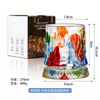 Taza famosa en internet estilo lujo para aliviar el estrés, vaso de whisky de alto valor para uso doméstico, base de cristal pintada a mano, vaso para licores