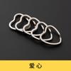 Acessórios Chaveiro de Metal Especial de 25mm 30 Chaveiros Aço Inoxidável Ouro Rosa DIY Joias Atacado