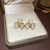 Pendientes de perlas de aceite de amor con aguja de plata, pendientes de nicho únicos de temperamento retro, pendientes de moda de alta gama, venta al por mayor para mujeres