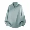 Otoño Invierno Nuevo Suéter de Punto para Hombre de Color Sólido con Media Cremallera Moda Juvenil Casual Capa Base