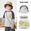 Camiseta de Manga Larga para Niño Estilo Europeo Derecho Atuendo de Otoño Camiseta Básica para Bebé Ropa Infantil Nueva 2026 Top para Niños de Primavera y Otoño
