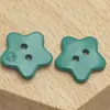 Botones de Estrella de Cinco Puntas Mate de Color Sólido, Disponibles en Múltiples Colores, Accesorios de Ropa para Suéteres, Cárdigans y Camisas, En Stock