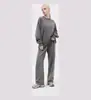 Sudadera con cuello redondo de forro polar fino vintage desgastado de Amazon para hombre y mujer, top de marca moderna estilo americano, venta al por mayor transfronteriza OEM