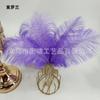Plumas de avestruz de color, 20-25 cm, disponibles en stock, accesorios para el cabello DIY, venta al por mayor, decoración de plumas, directo de fábrica.