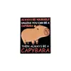 Nuevo Broche Lindo de la Serie Capibara Set Creativo y Único de Insignias con Forma de Caricatura de Capibara