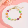 Pulsera de Margarita Colorida de Moda Europea y Americana Nueva de Amazon Transfronterizo Joyería Casual de Nicho Personalidad de Diosa