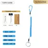 Leash para paddleboard personalizado, correa de mano anti-pérdida, cuerda antideslizante con núcleo de acero, cuerda elástica para deportes acuáticos y cuerda de remolque para kayak