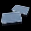 Caja de plástico rectangular transparente para accesorios pequeños, caja de almacenamiento de plástico PP, caja de herramientas para accesorios con tornillos
