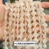Pedra natural ametista em pó cristal quatro- folha trevo contas soltas semi-acabado diy acessórios antigos acessórios para o cabelo cross-border atacado