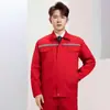 Conjunto de ropa de trabajo antiestática para primavera y otoño, resistente al desgaste y a la suciedad, adecuado para plantas químicas, gasolineras, fábricas de electrónica, con impresión personalizada disponible