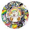 50 INS color viento iridiscente caricatura graffiti equipaje laptop coche impermeable decorativos pegatinas