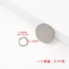 Anillas Abiertas de Metal para Hacer Manualidades Colgantes Collares Material Colorido Resistente Anillas Conectoras de Cadena Cierres Forma de O Círculo Redondo