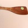 Tienda departamental de artículos esenciales para la cocina al por mayor espátula de madera pequeña para cocinar de 32 cm mango largo para sartén antiadherente espátula de madera espátula de madera para cocinar