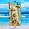 Comércio Exterior Amazon Europeu e Americano Veludo de Lado Único Toalha de Praia Toalha Estampada Toalha de Banho de Praia Toalha de Banho de Praia de Verão