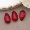 Colgante de Vidrio Mediano con Agujeros para Horquillas Hechas a Mano DIY, Accesorios para el Cabello de Estilo Antiguo y Componentes de Joyería