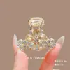 Grampo de Cabelo Médio para Adultos Grampo para Meio Preso Grampo de Cabelo Grampo Tubarão Acessórios de Cabelo Cristal Topo de Cabelo Feminino Acessório de Cabeça Coreano